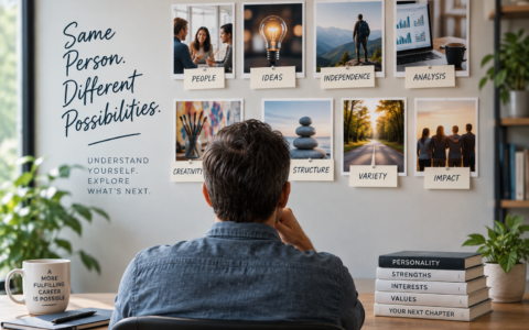 Person considering how personality affects career choice and career fit